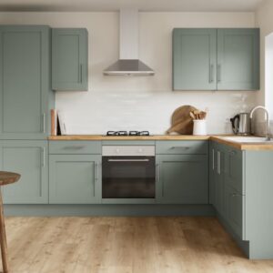 “Coline” kitchen, sage green