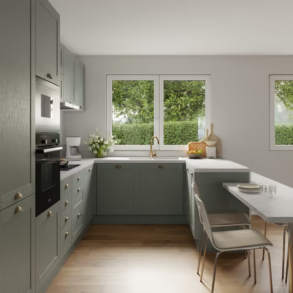 “Coline” kitchen, sage green - Image 3