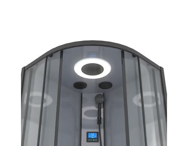 Black Bluetooth shower cubicle - Image 3