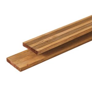Wooden decking board