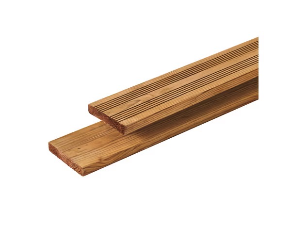 Wooden decking board