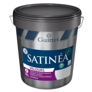 Guittet Satinea + Low Carbon Velvet Wall Paint - Interior